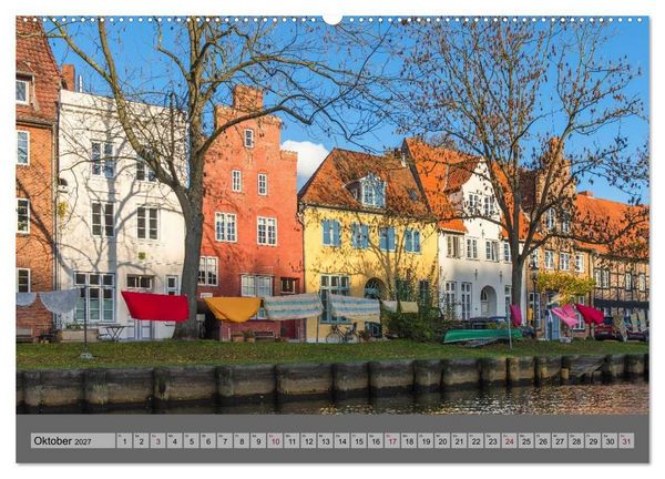 Produktbild: Ansichten der L&uuml;becker Altstadtinsel (Wandkalender 2027 DIN A2 quer), CALVENDO Monatskalender
