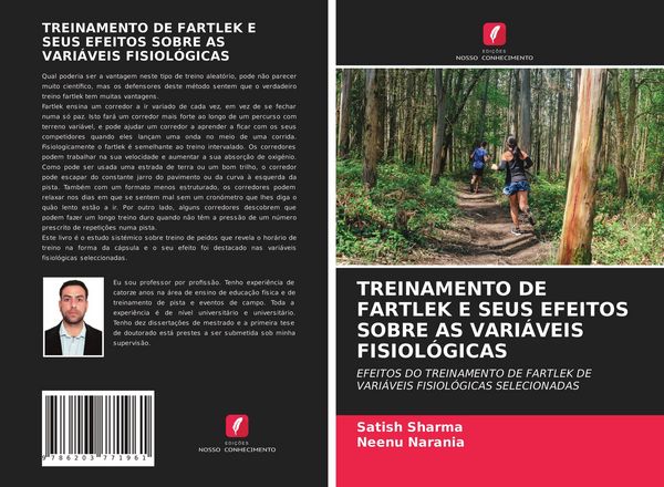 Produktbild: TREINAMENTO DE FARTLEK E SEUS EFEITOS SOBRE AS VARI&Aacute;VEIS FISIOL&Oacute;GICAS