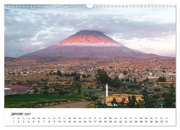 Produktbild: P&eacute;rou Les couleurs de la nature (Calendrier mural 2027 DIN A3 vertical), CALVENDO calendrier mensuel