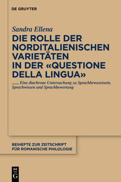 Produktbild: Die Rolle der norditalienischen Variet&auml;ten in der "Questione della lingua"