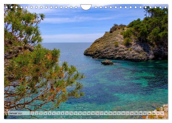 Produktbild: Wanderlust Mallorca - Pfade der Tramuntana (Wandkalender 2027 DIN A4 quer), CALVENDO Monatskalender
