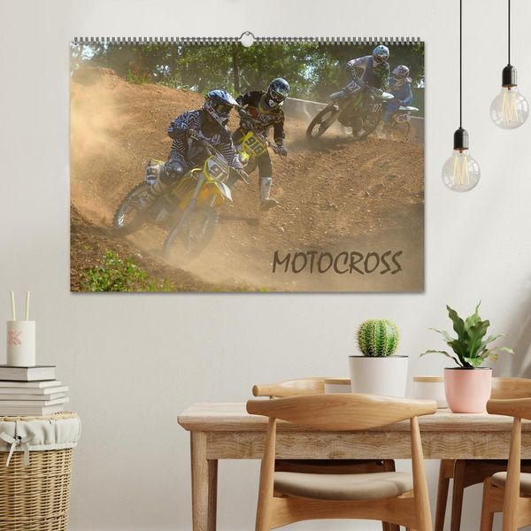 Produktbild: Motocross (Wandkalender 2026 DIN A2 quer), CALVENDO Monatskalender