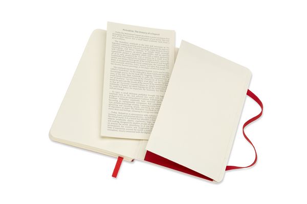 Produktbild: Moleskine Notizbuch P/a6, Punktraster, Soft Cover, Scharlachrot