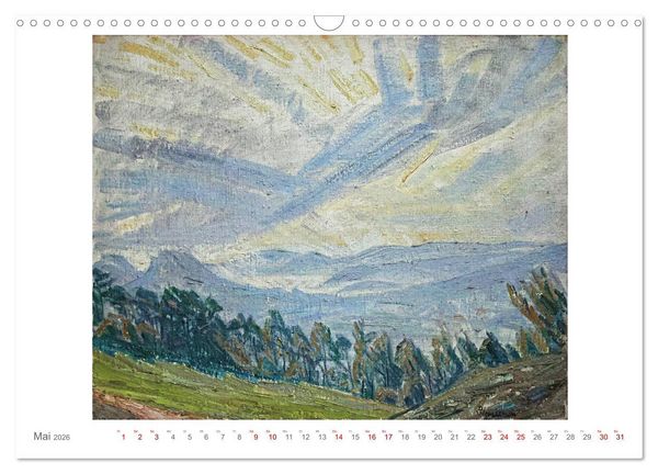 Produktbild: Landschaft im Licht. Daniel Wohlgemuth 1876-1967 (Wandkalender 2026 DIN A3 quer), CALVENDO Monatskalender