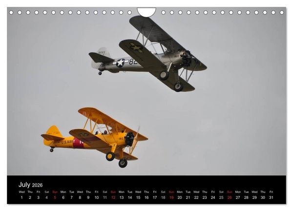 Produktbild: Military Aircraft (Wall Calendar 2026 DIN A4 landscape), CALVENDO 12 Month Wall Calendar