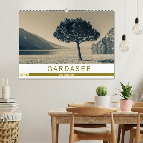 Produktbild: GARDASEE - das Nordufer (Wandkalender 2026 DIN A2 quer), CALVENDO Monatskalender