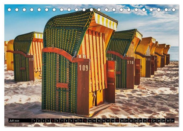 Produktbild: Entdeckungen auf der Insel R&uuml;gen (Tischkalender 2026 DIN A5 quer), CALVENDO Monatskalender