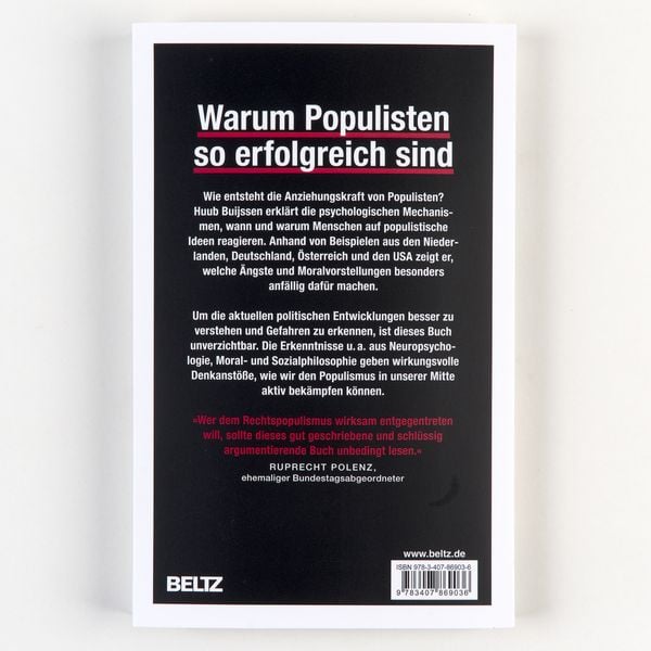 Produktbild: Die Psychologie des Populismus