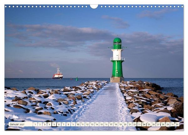 Produktbild: Seebad Warnem&uuml;nde (Wandkalender 2027 DIN A3 quer), CALVENDO Monatskalender