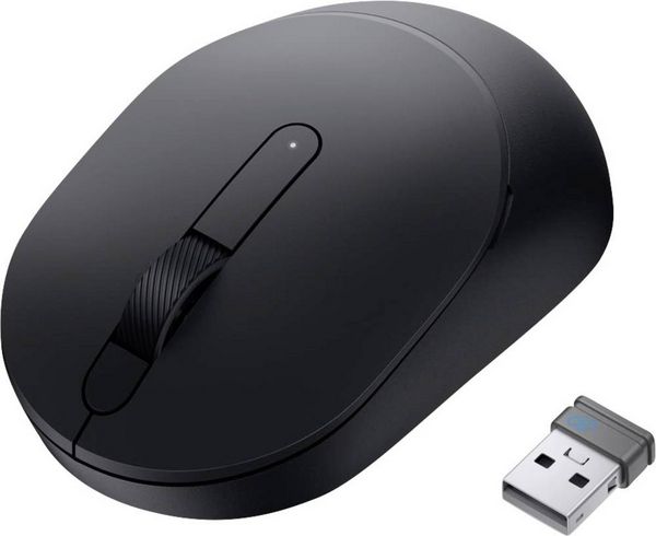 Produktbild: Dell MS3320W Maus Bluetooth&reg; Optisch Titan-Grau, Schwarz 3 Tasten 1600 dpi