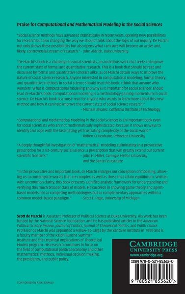 Produktbild: Computational and Mathematical Modeling in the Social Sciences