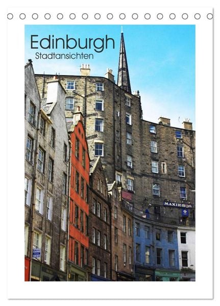 Produktbild: Edinburgh - Stadtansichten (Tischkalender 2026 DIN A5 hoch), CALVENDO Monatskalender