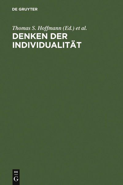 Produktbild: Denken der Individualit&auml;t