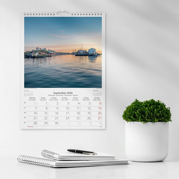 Produktbild: Burde Wandkalender Beautiful Sweden 2026