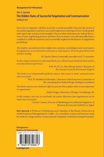 Produktbild: The Hidden Rules of Successful Negotiation and Communication