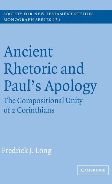 Produktbild: Ancient Rhetoric and Paul's Apology