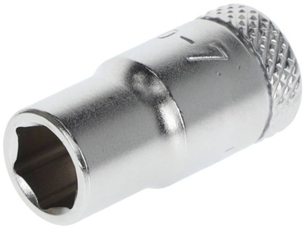 Produktbild: Steckschl&uuml;sseleinsatz 20 1/4 Zoll 6-kant SW 7mm L.25mm GEDORE