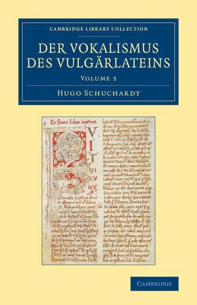 Produktbild: Der Vokalismus Des Vulgarlateins - Volume 3