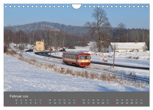 Produktbild: Eisenbahn Kalender 2026 - Oberlausitz und Nachbarl&auml;nder (Wandkalender 2026 DIN A4 quer), CALVENDO Monatskalender