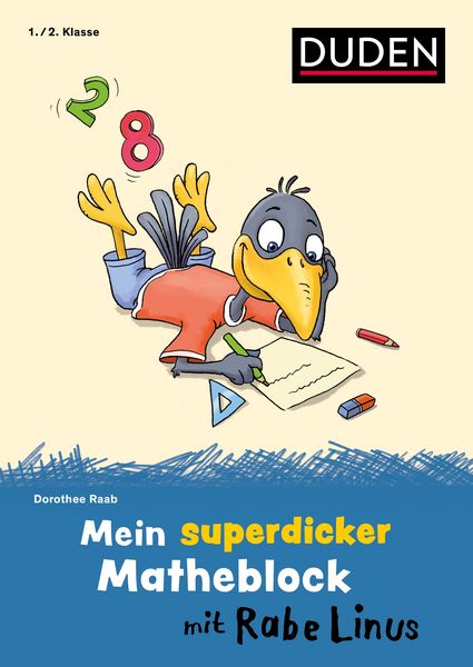Produktbild: Mein superdicker Matheblock mit Rabe Linus