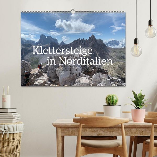 Produktbild: Klettersteige in Norditalien (Wandkalender 2026 DIN A2 quer), CALVENDO Monatskalender