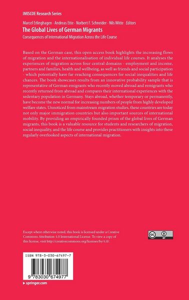 Produktbild: The Global Lives of German Migrants