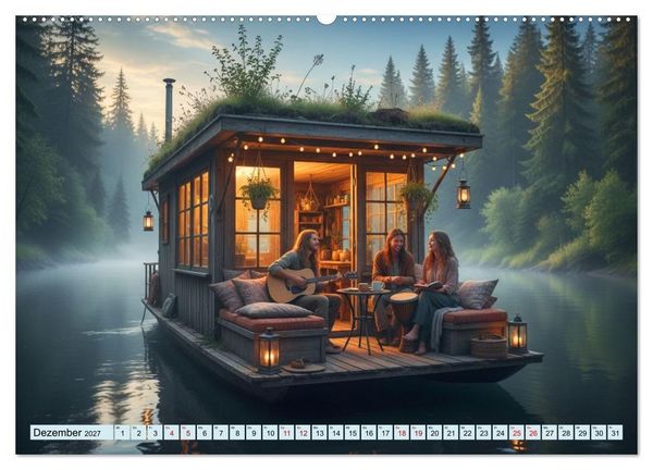 Produktbild: Sanft treibende Urlaubstr&auml;ume (Wandkalender 2027 DIN A2 quer), CALVENDO Monatskalender