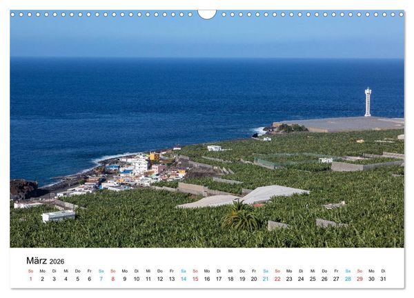 Produktbild: La Palma - La Isla Bonita, die Sch&ouml;nste der Kanaren (Wandkalender 2026 DIN A3 quer), CALVENDO Monatskalender