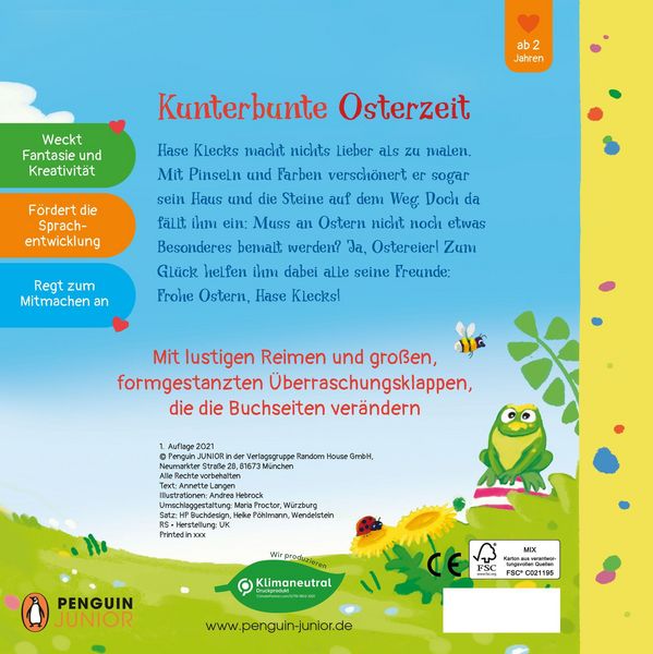 Produktbild: Frohe Ostern, Hase Klecks!