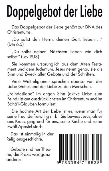 Produktbild: Liebe deinen Gott