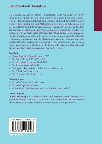Produktbild: Deutschland in der Finanzkrise
