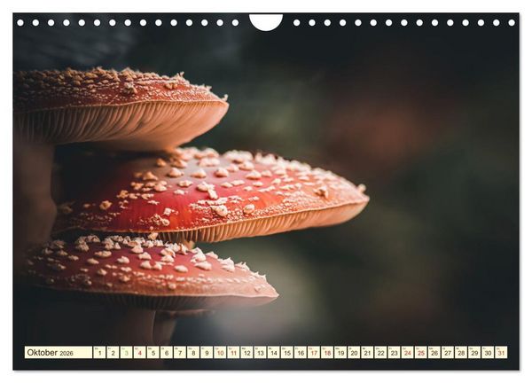 Produktbild: Die Welt der Fliegenpilze (Wandkalender 2026 DIN A4 quer), CALVENDO Monatskalender