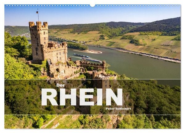 Der Rhein (Wandkalender 2025 DIN A2 quer), CALVENDO Monatskalender