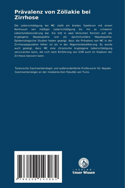 Produktbild: Pr&auml;valenz von Z&ouml;liakie bei Zirrhose