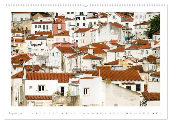 Produktbild: Lissabon - Alter macht sch&ouml;n (Wandkalender 2026 DIN A2 quer), CALVENDO Monatskalender
