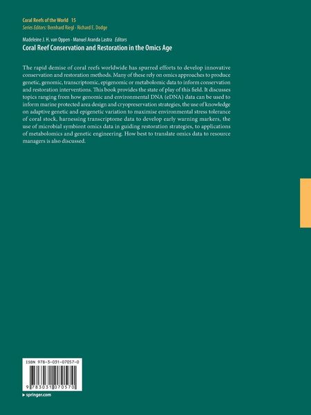 Produktbild: Coral Reef Conservation and Restoration in the Omics Age