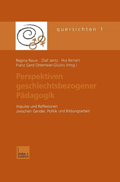 Produktbild: Perspektiven geschlechtsbezogener P&auml;dagogik