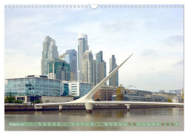 Produktbild: Buenos Aires - Capital on the Rio de la Plata (Wall Calendar 2027 DIN A3 landscape), CALVENDO 12 Month Wall Calendar