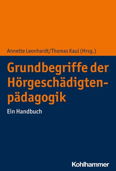 Produktbild: Grundbegriffe der H&ouml;rgesch&auml;digtenp&auml;dagogik
