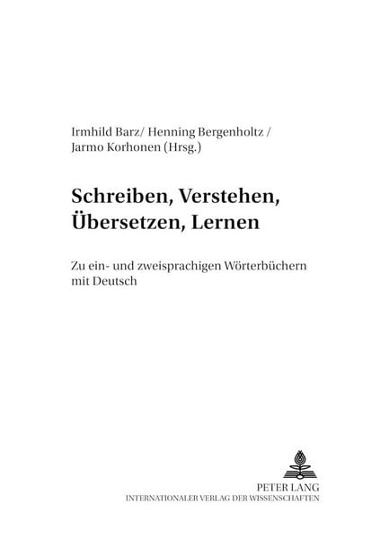Produktbild: Schreiben, Verstehen, &Uuml;bersetzen, Lernen