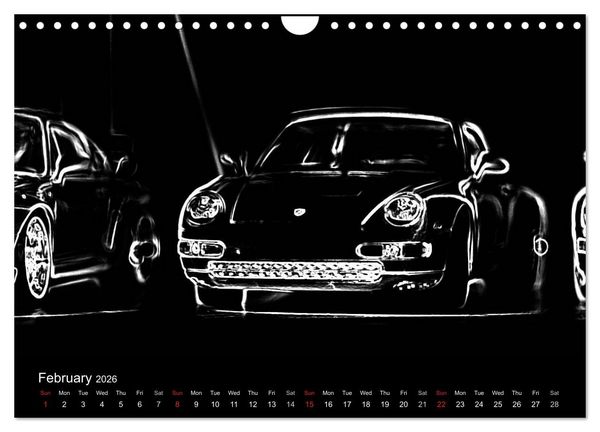 Produktbild: 911 Lines (Wall Calendar 2026 DIN A4 landscape), CALVENDO 12 Month Wall Calendar