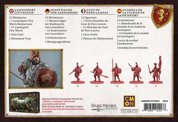 Produktbild: Song of Ice & Fire - Lannisport City Watch (Stadtwache von Lennishort) DE/EN/ES/FR
