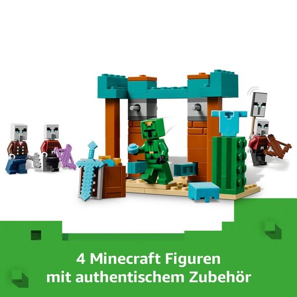 Produktbild: LEGO Minecraft 21267 Die Illager-W&uuml;stenpatrouille, Spielzeug f&uuml;r Kinder