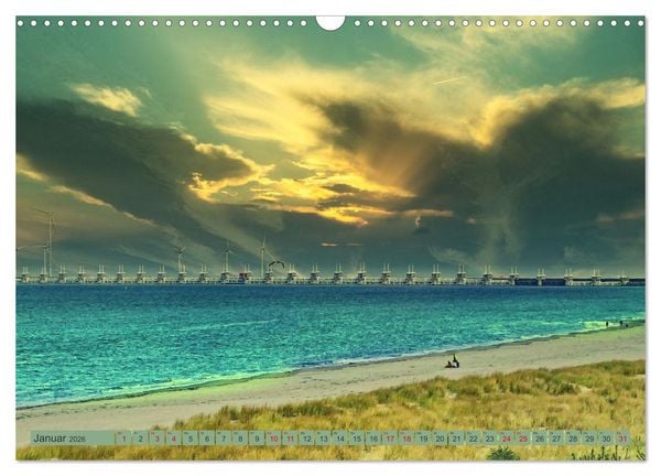 Produktbild: Zeeland - Urlaubstr&auml;ume zwischen Breskens und Domburg (Wandkalender 2026 DIN A3 quer), CALVENDO Monatskalender