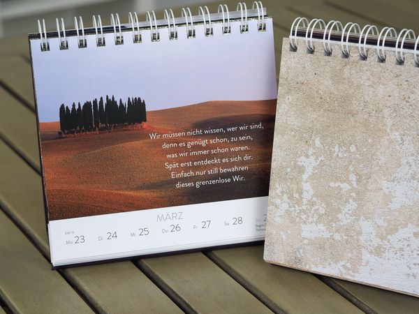 Produktbild: Wochenkalender 2026: Mit dem Herzen denken