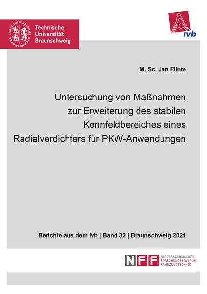 Produktbild: Untersuchung von Ma&szlig;nahmen zur Erweiterung des stabilen Kennfeldbereiches eines Radialverdichters f&uuml;r PKW-Anwendungen