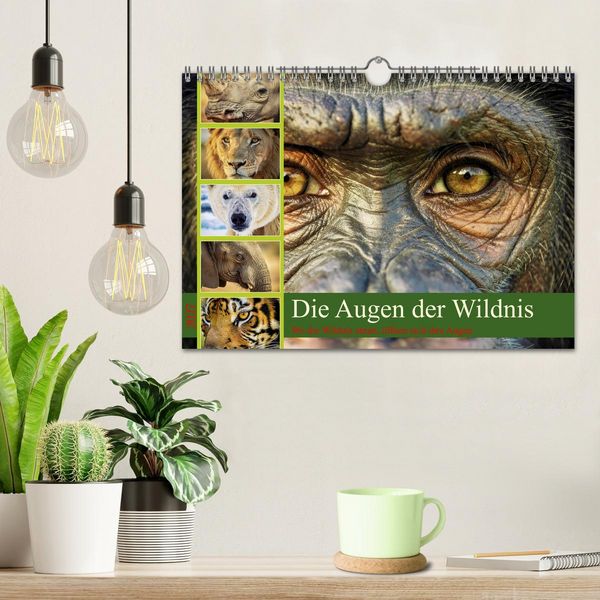 Produktbild: Die Augen der Wildnis (Wandkalender 2027 DIN A4 quer), CALVENDO Monatskalender