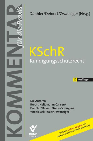 Produktbild: KSchR - K&uuml;ndigungsschutzrecht