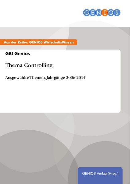 Produktbild: Thema Controlling