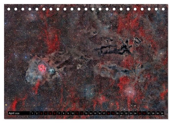 Produktbild: Deepsky XVII (Tischkalender 2026 DIN A5 quer), CALVENDO Monatskalender